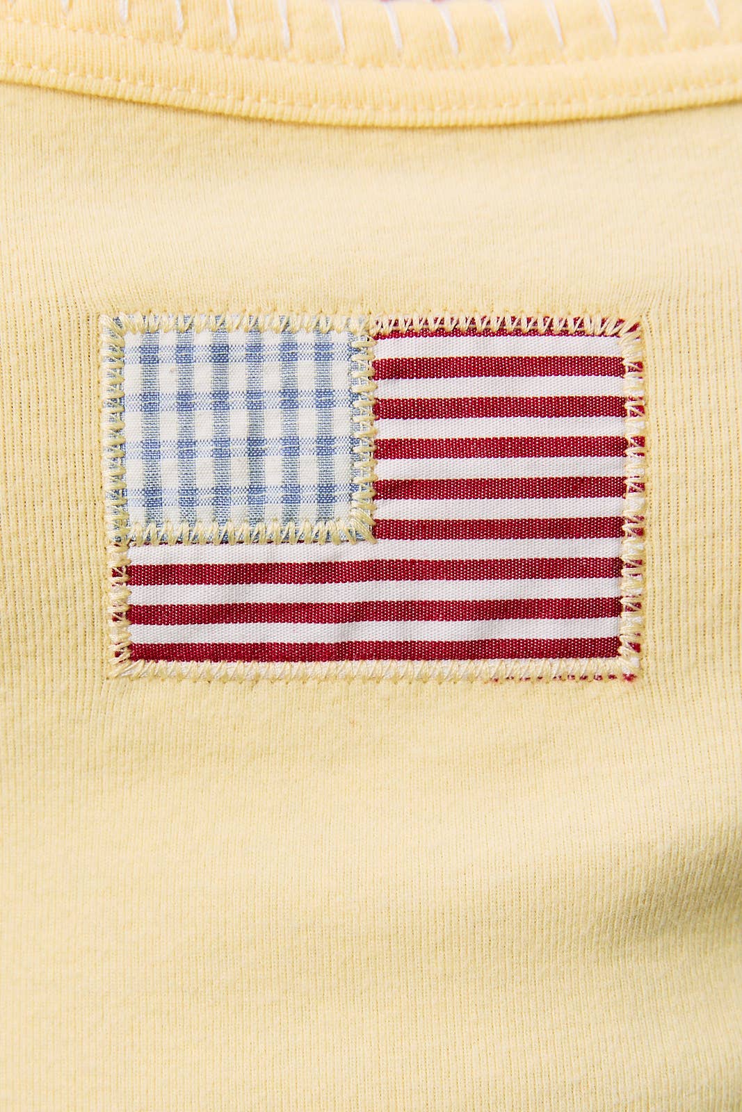 Yellow American Flag Tank Top