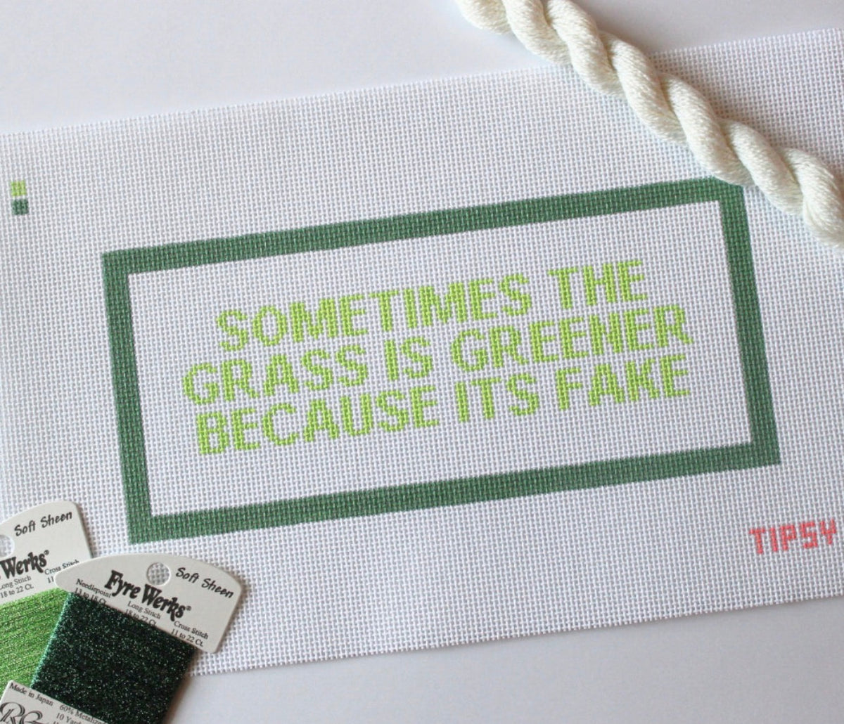 Fake Grass Canvas