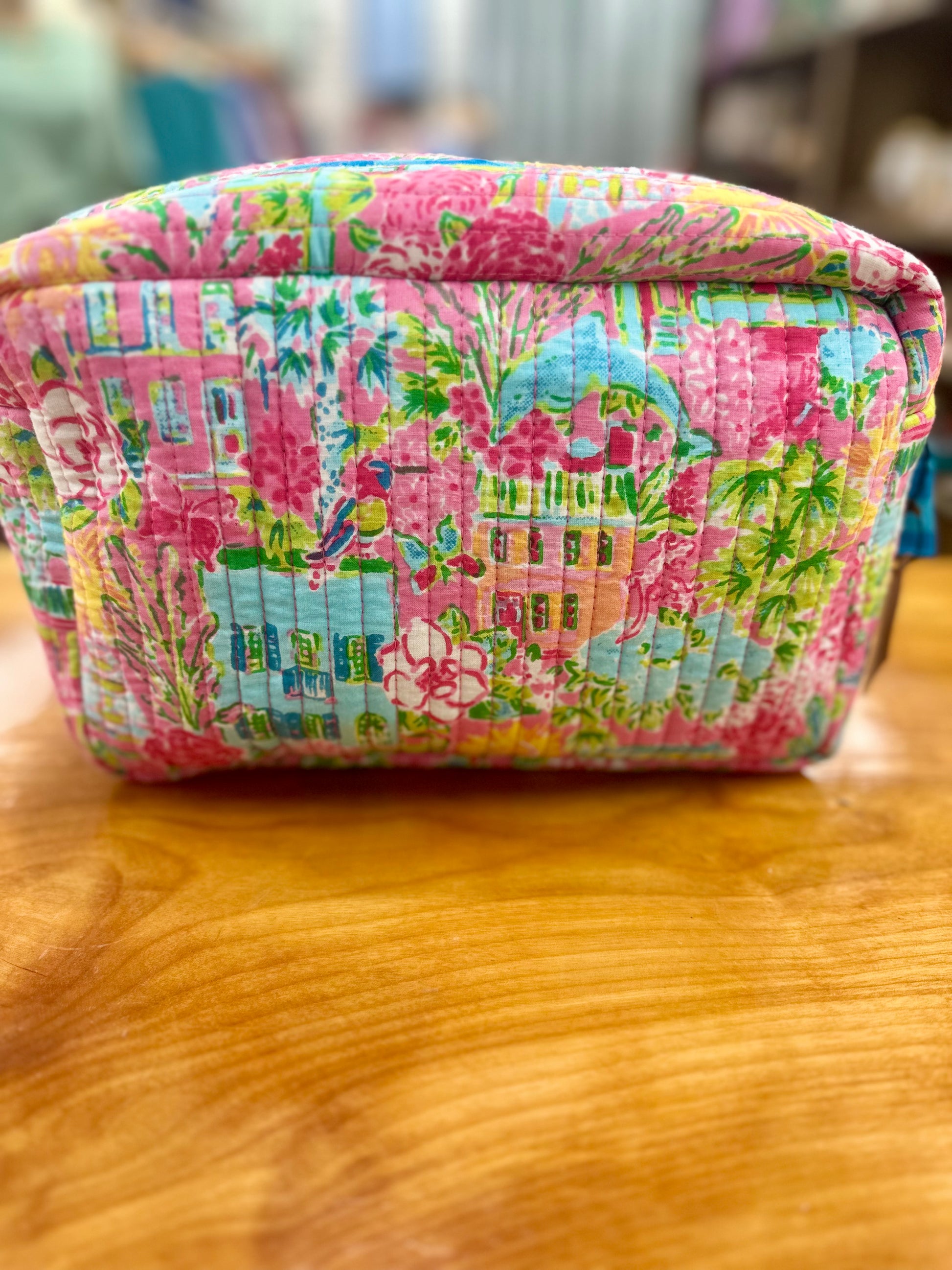 King Street Scalloped Cosmetic Bag
