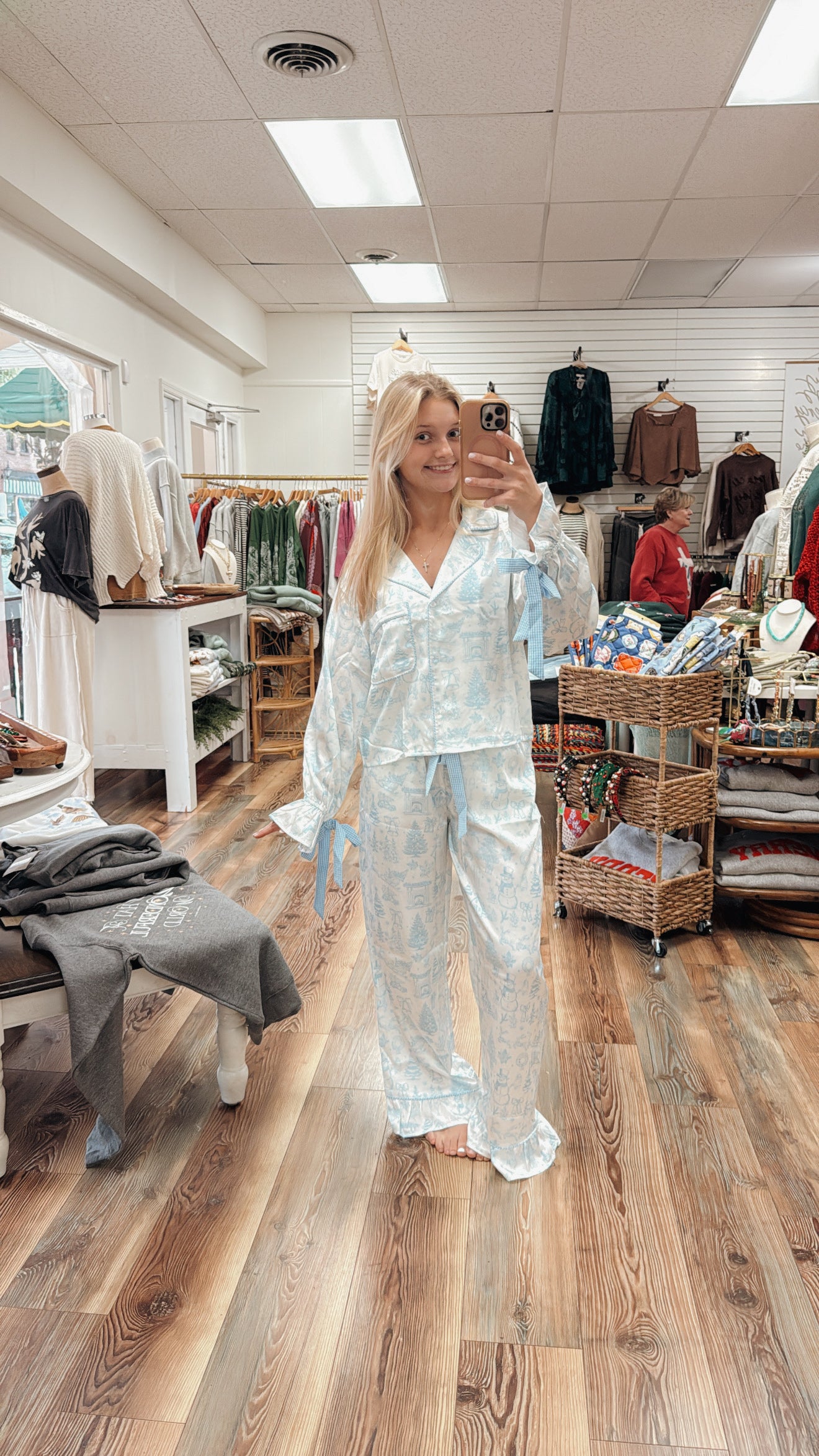 Blue Vintage Pajamas