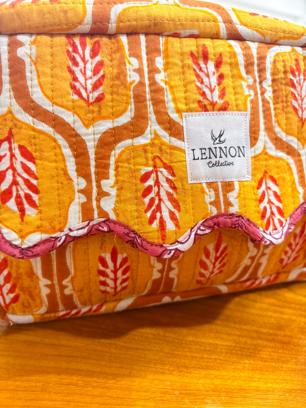 Marigold Garden Makeup Bag