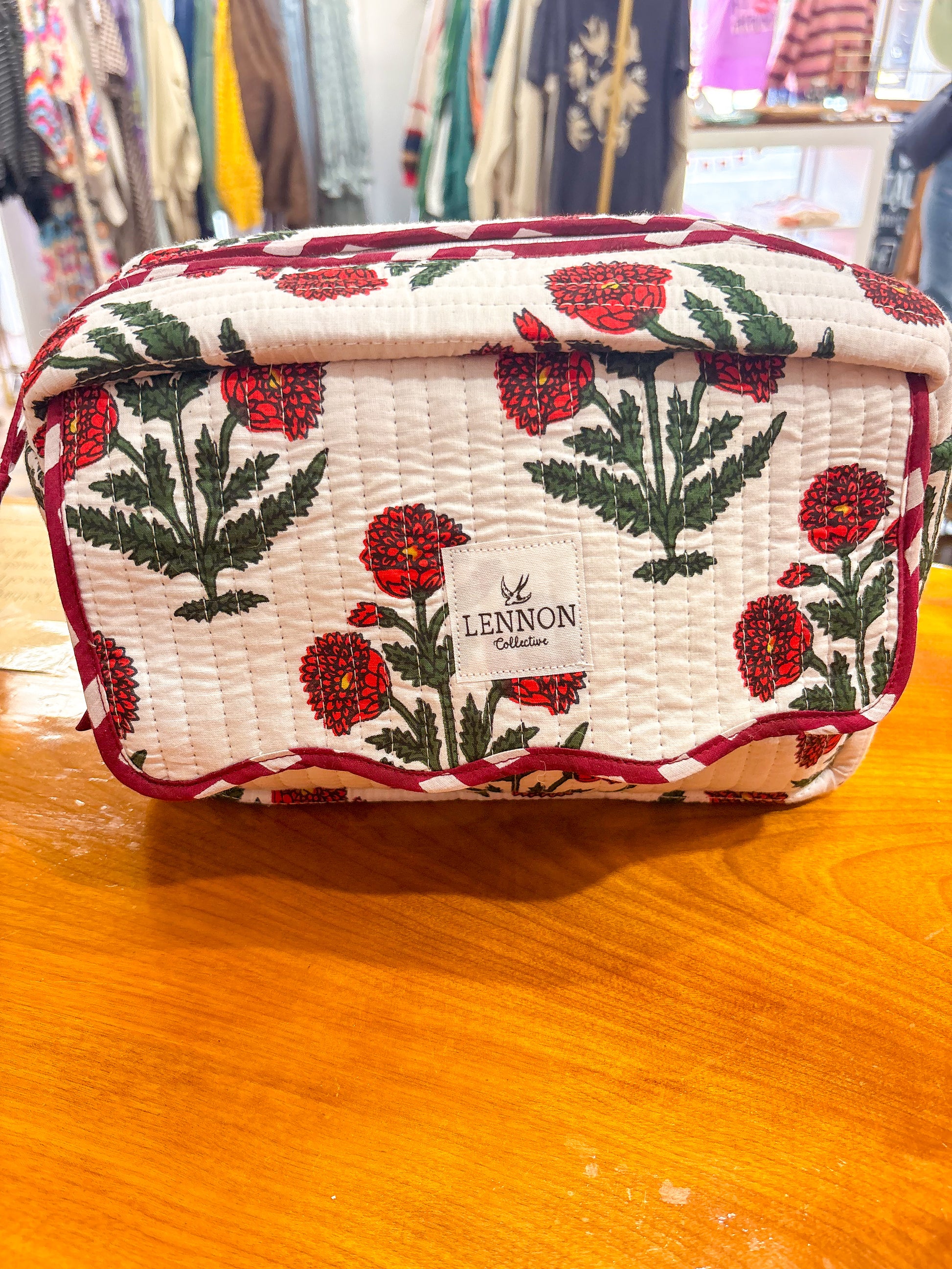 Poppy Fields Makeup Bag