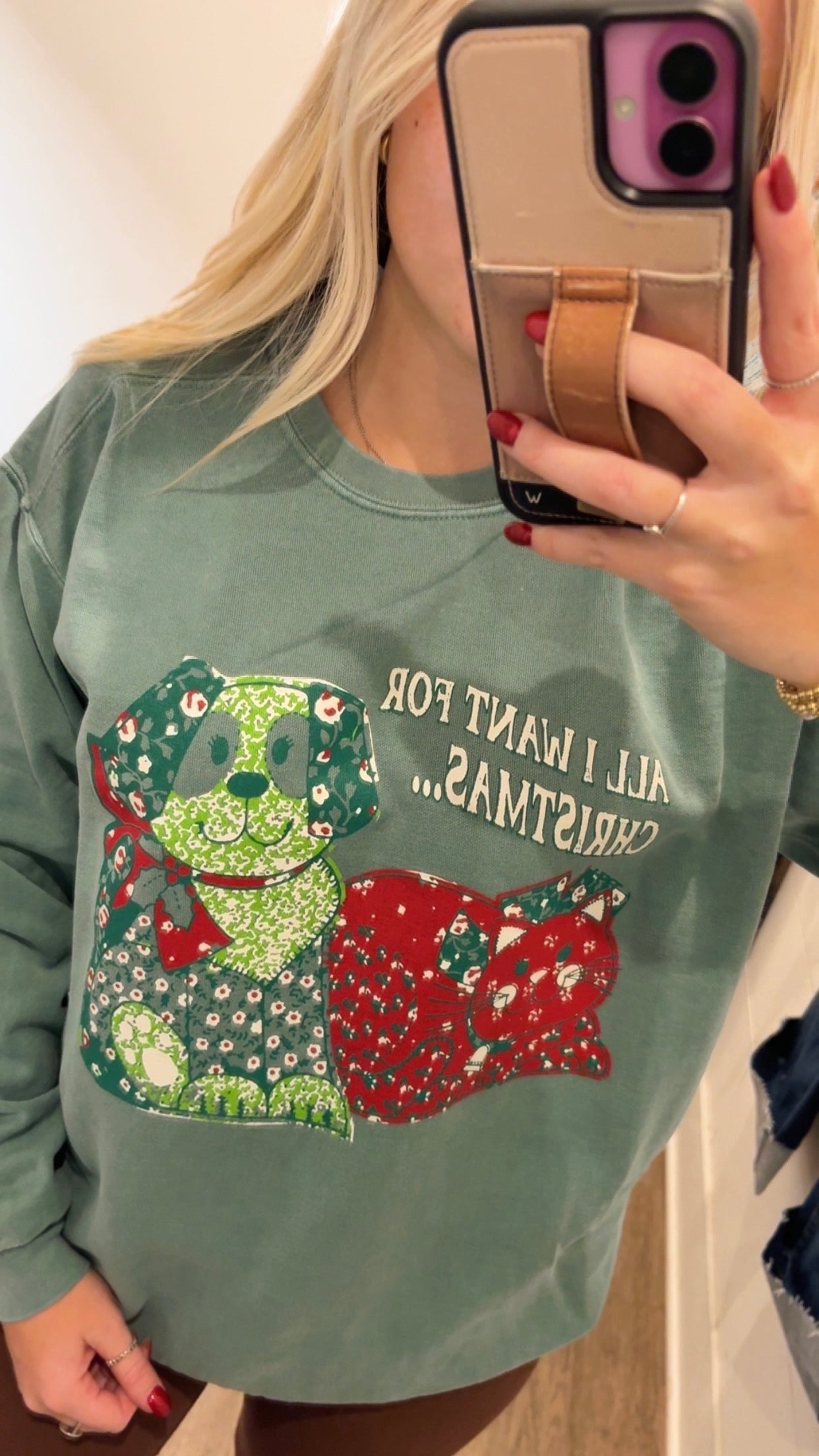 All I Want For Christmas Sweatshirt