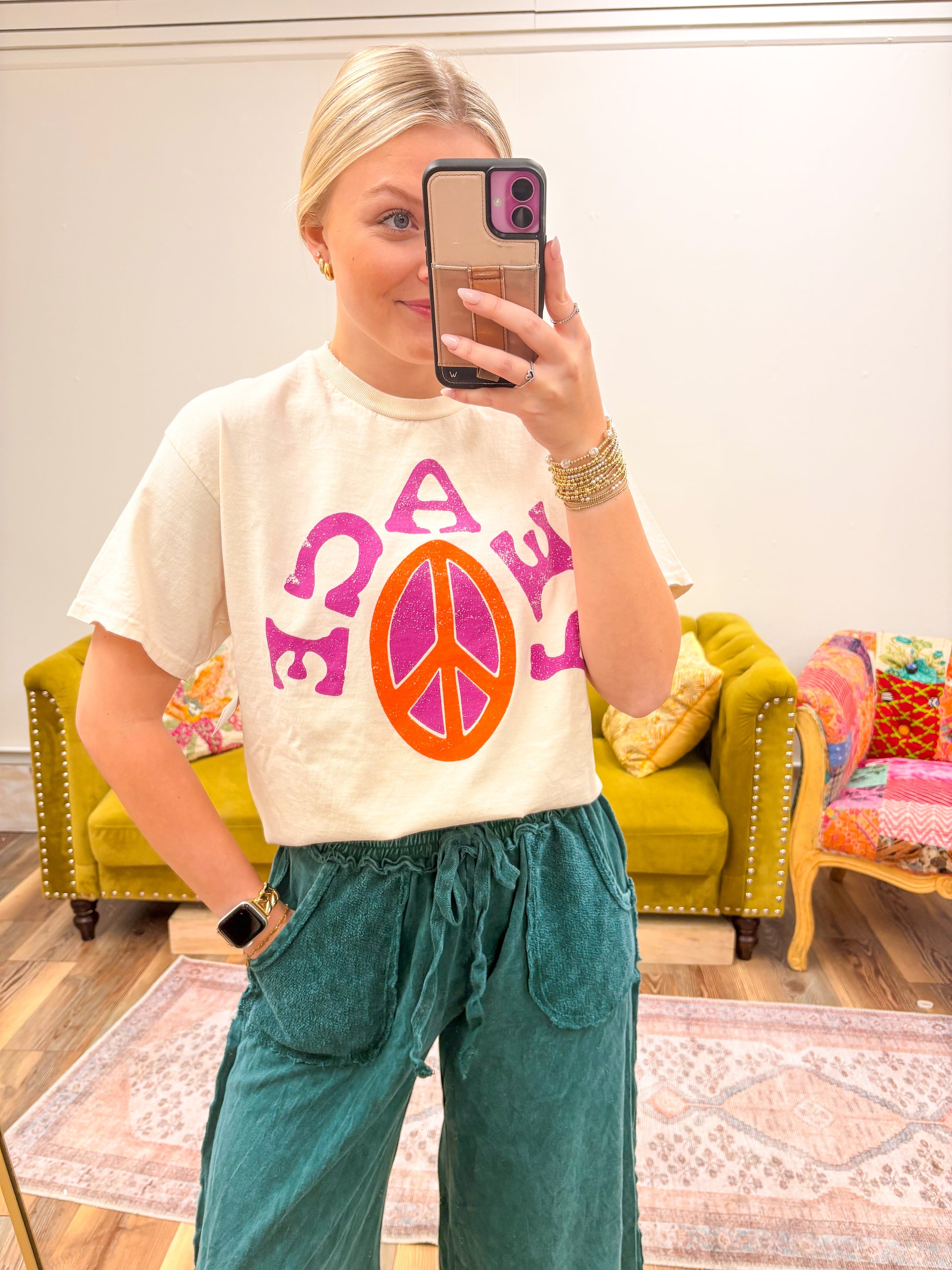Peace Sign Graphic Tee