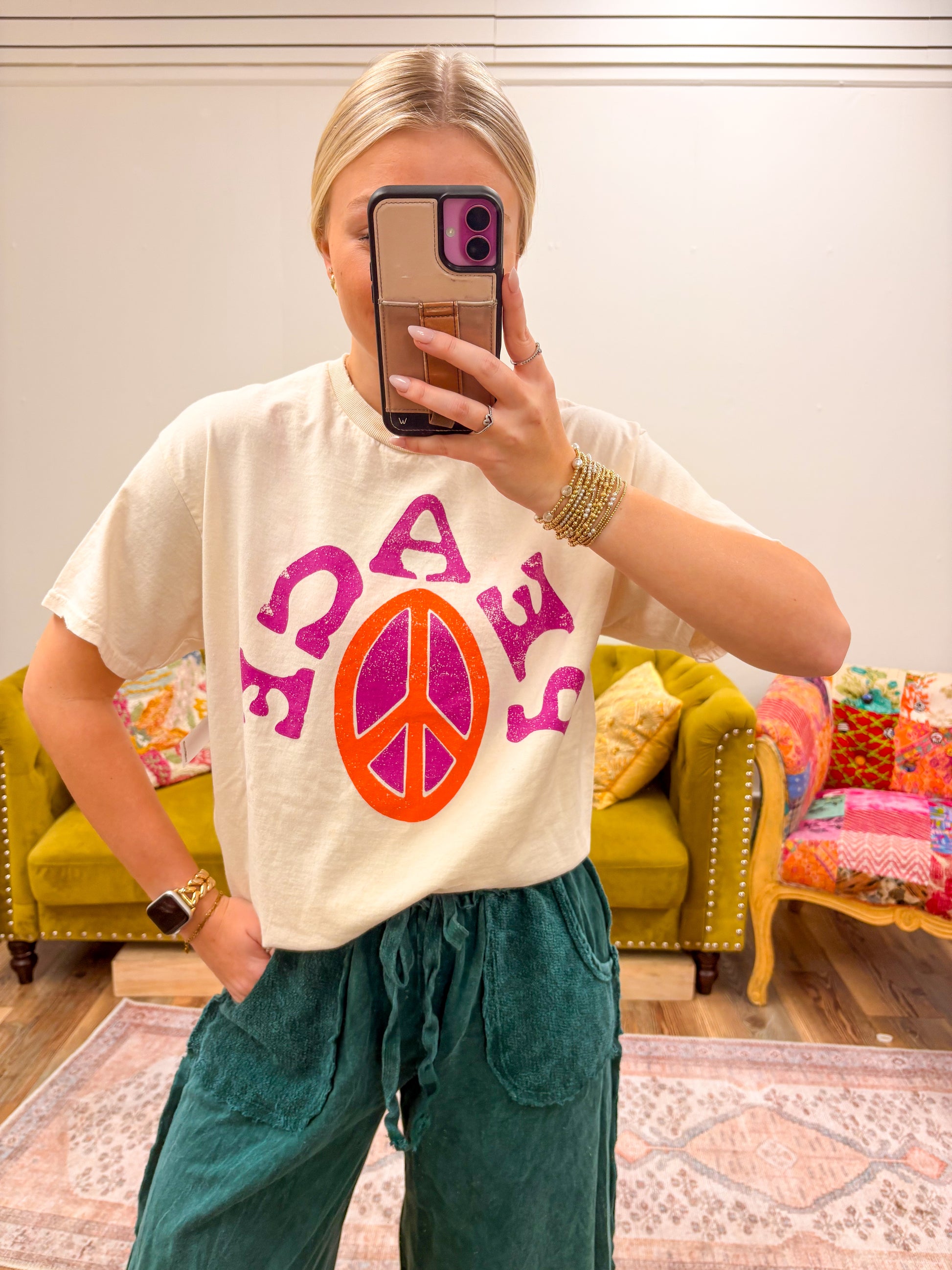 Peace Sign Graphic Tee