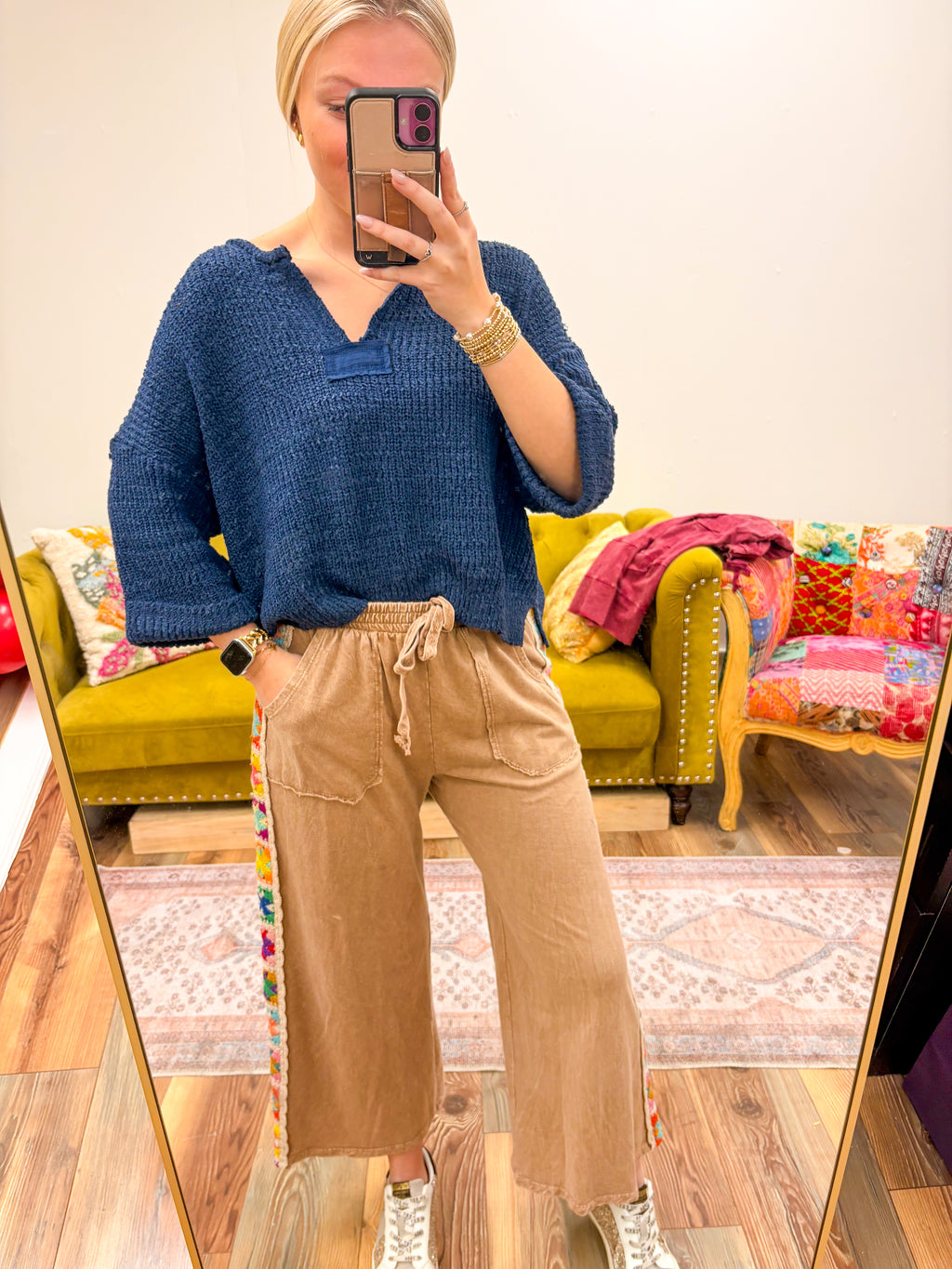 Crochet Wide Leg Pants