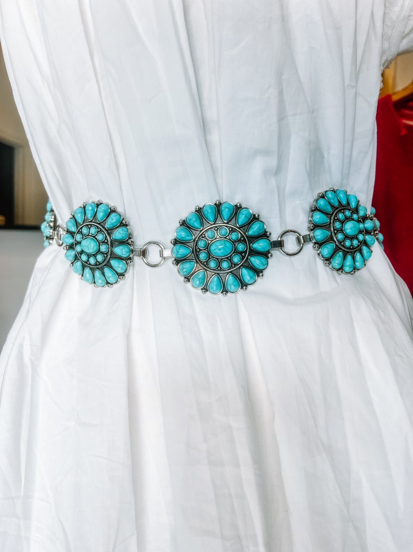 Chunky Turquoise Belt