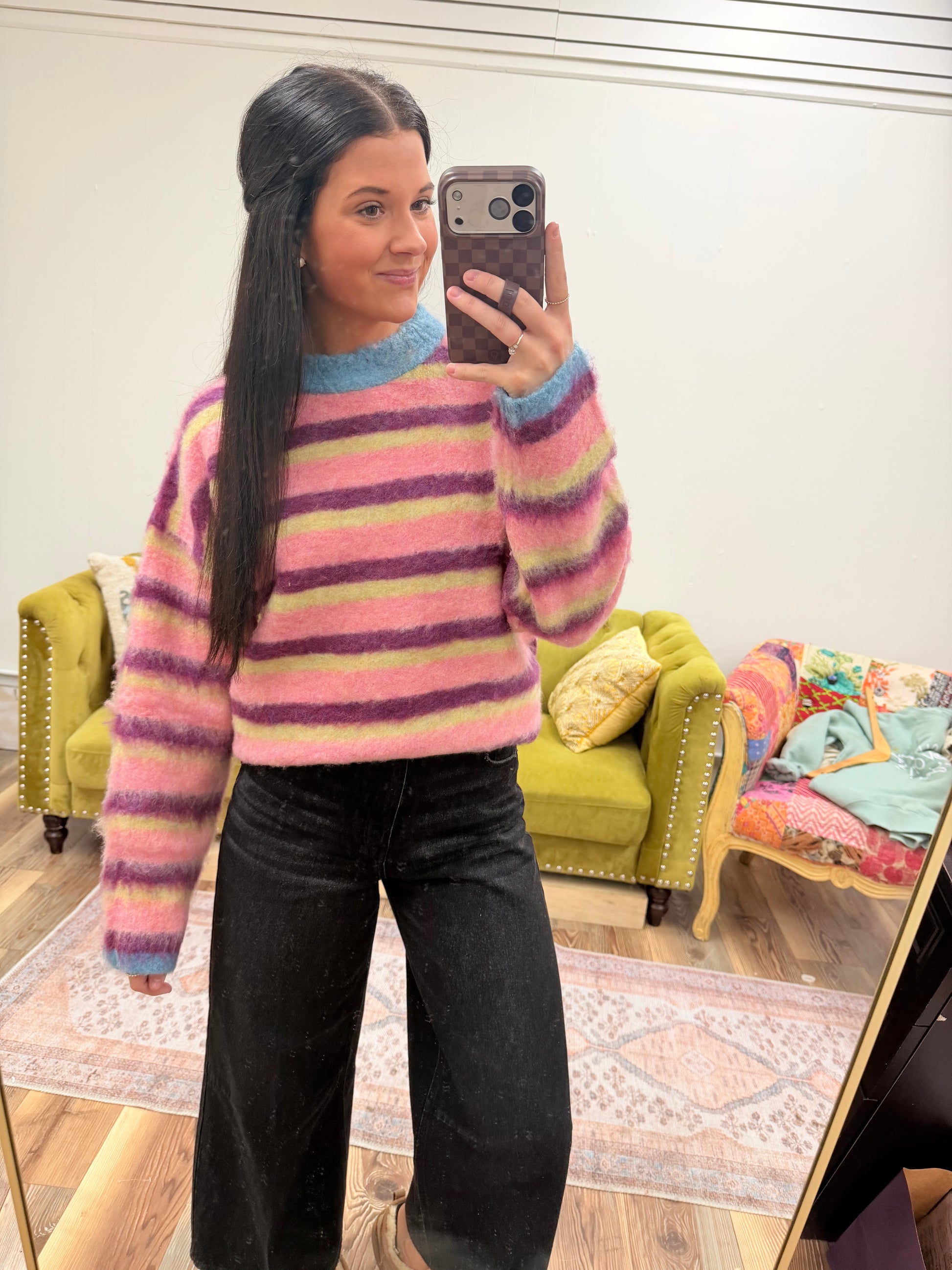 Colorful Striped Sweater
