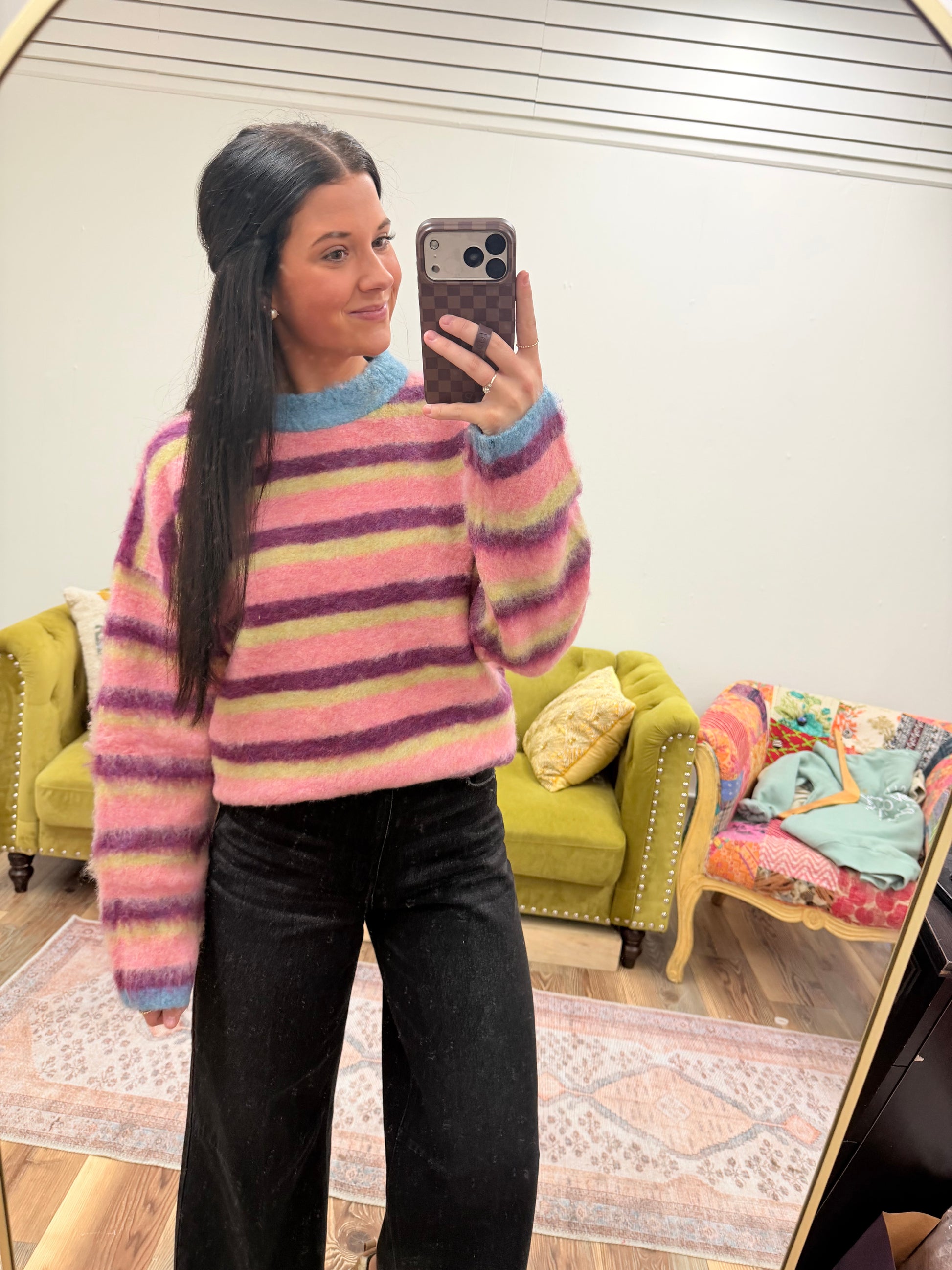 Colorful Striped Sweater