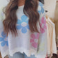 Sparkle flower sweater